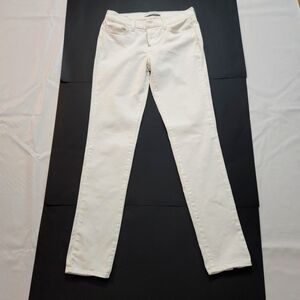 j. BRAND White Skinny Jeans